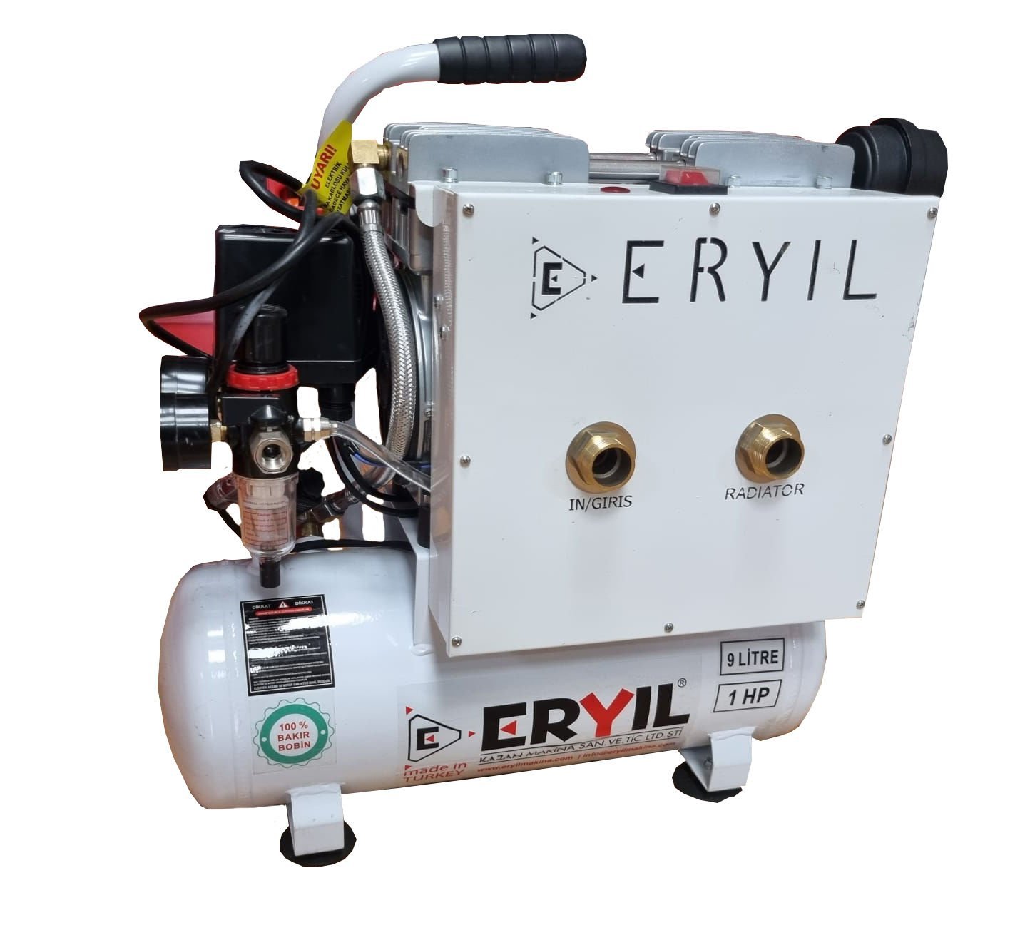 Petek Temizleme Makinası Kompresörlü  Tek Yönlü 1 HP BAKIR SARGI